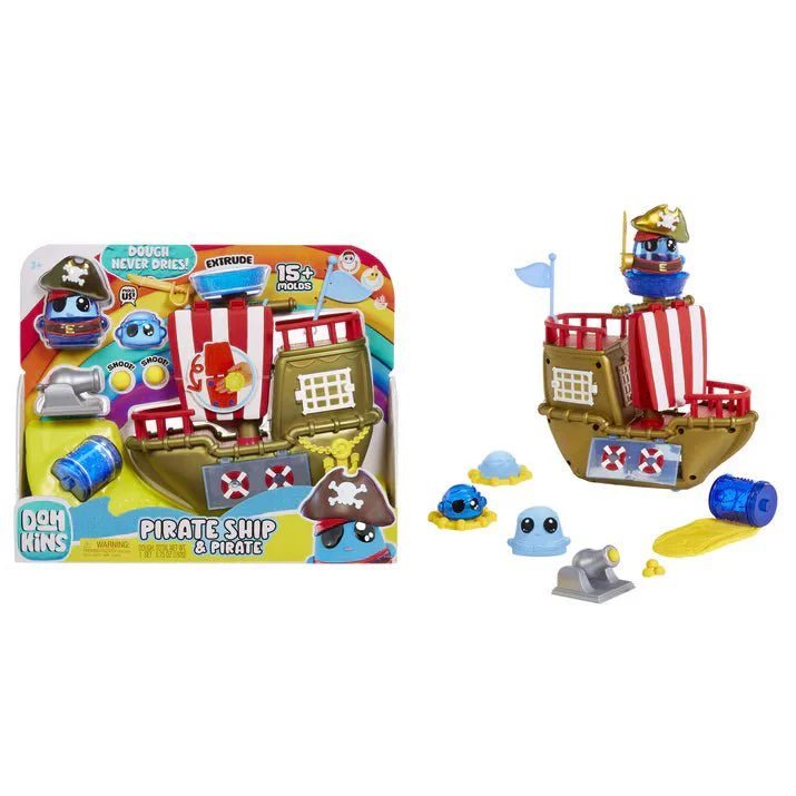DohKins Pirate Ship Playset & Pirate - Image 6