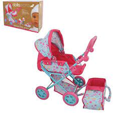 Dollsworld Pram & Baby Carrier