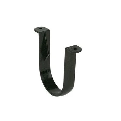 Downpipe 68Mm Black Round Pipe Clip Barrell Rc1