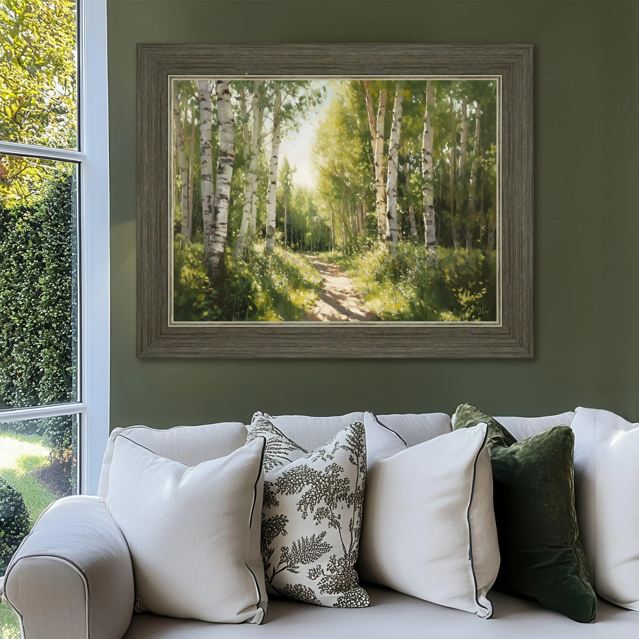 Dream in Green Framed Wall Art - Image 2