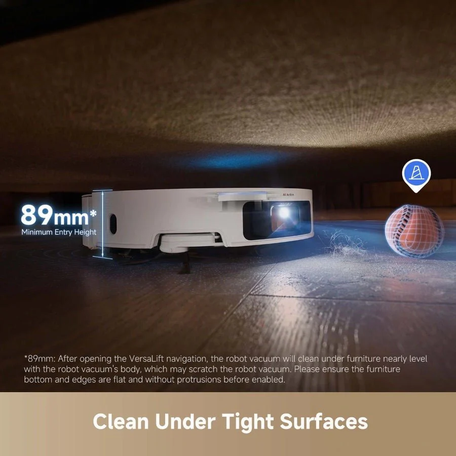 Dreame X50 Ultra Robot Vac Vacuum Cleaner - White | RLX85CE-4 - Image 11