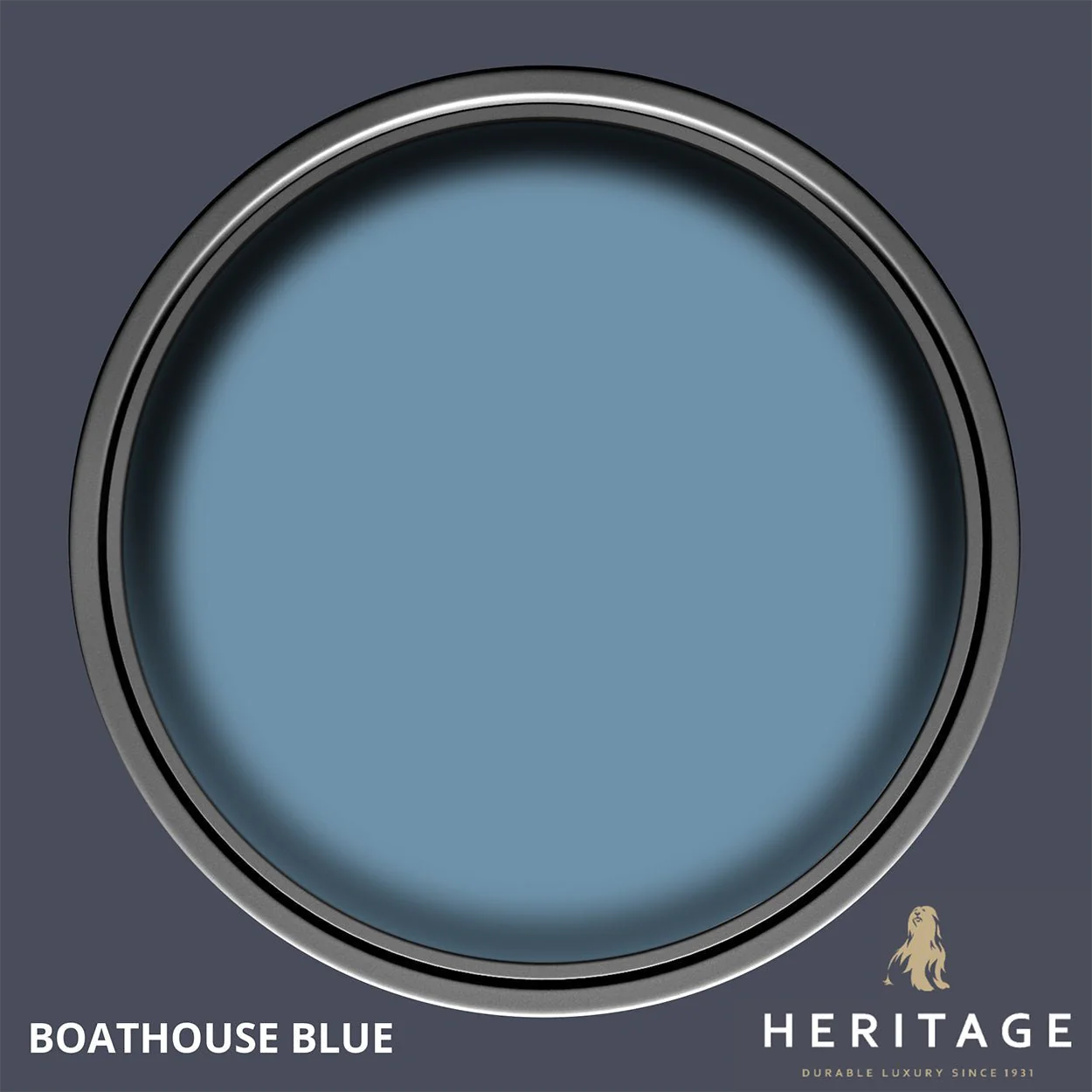 Dulux Heritage Eggshell Boathouse Blue  750Ml