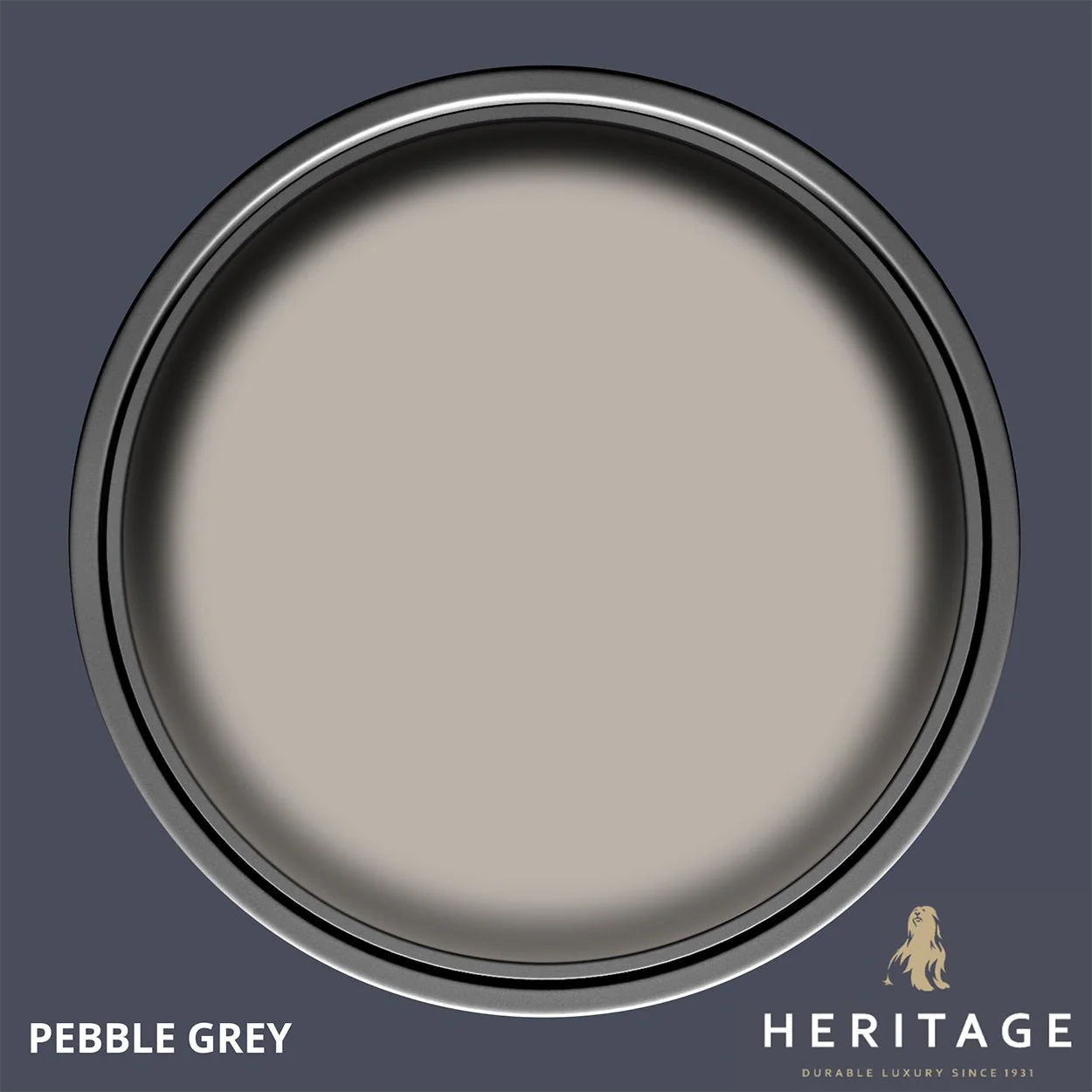 Dulux Heritage Eggshell Pebble Grey  750Ml