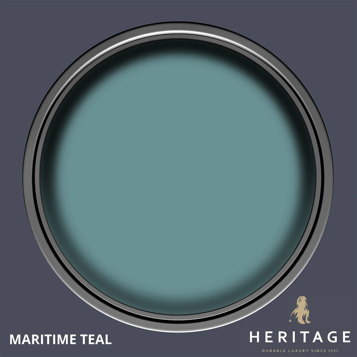 Dulux Heritage Velvet Matt Maritime Teal 2.5L