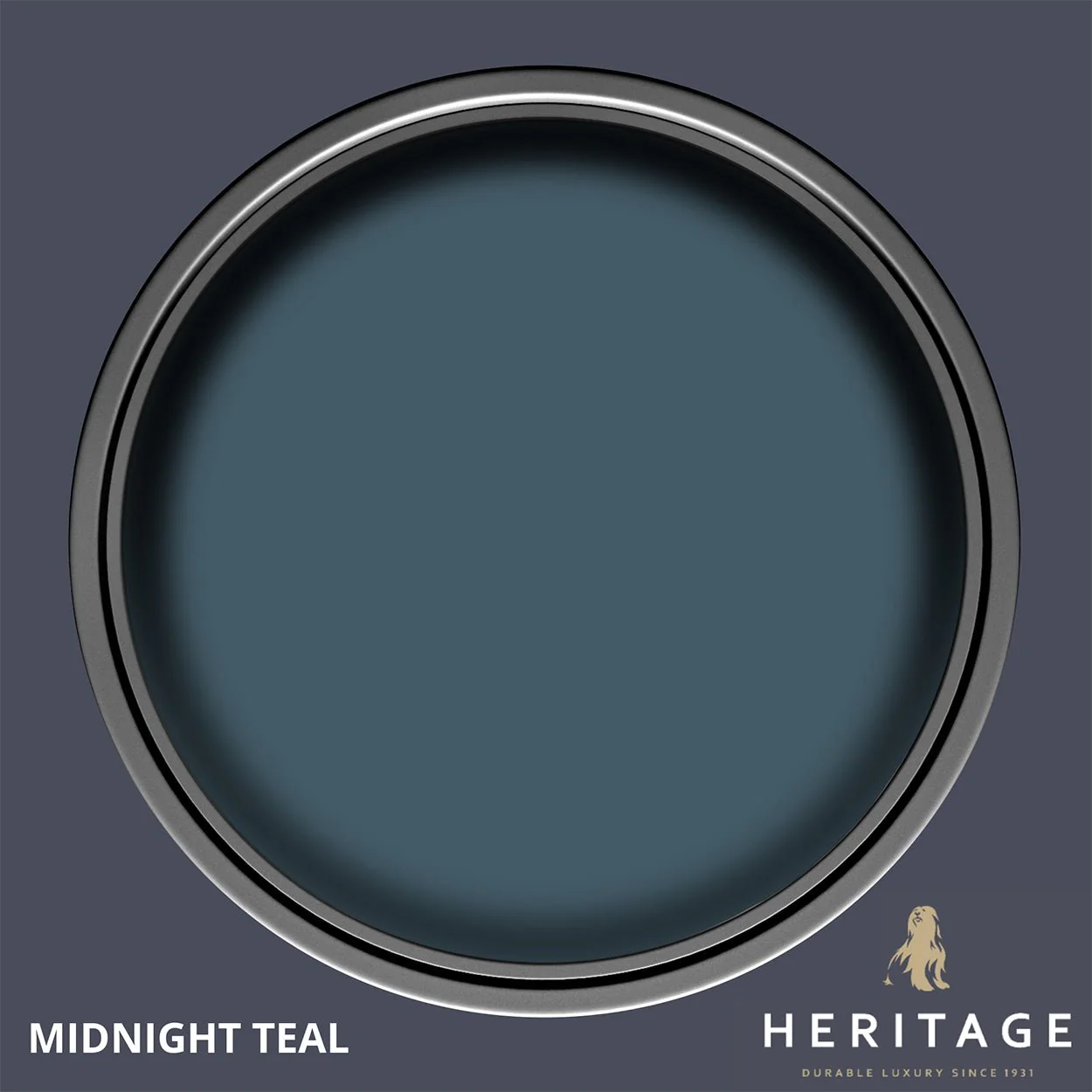 Dulux Heritage Velvet Matt Midnight Teal 1L