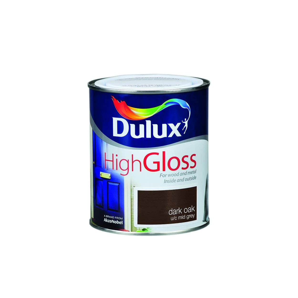 Dulux High Gloss Colour - 750ml DARK OAK