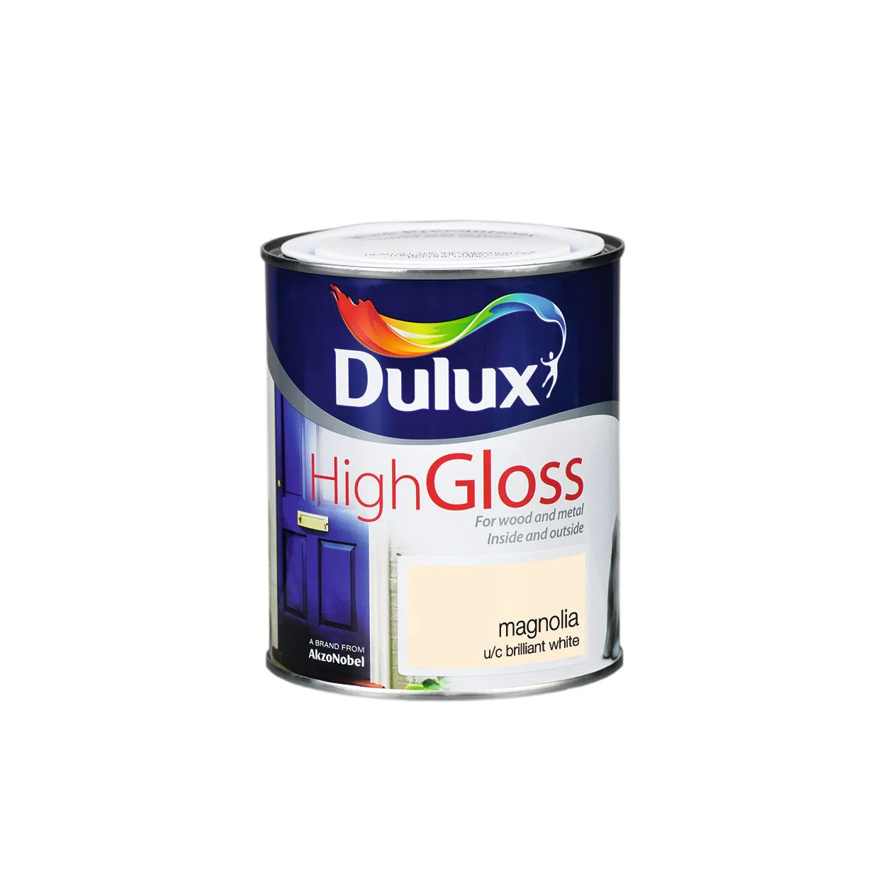Dulux High Gloss Colour - 750ml MAGNOLIA - Image 2