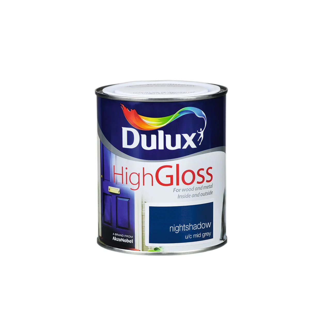 Dulux High Gloss Colour - 750ml NIGHTSHADOW - Image 2