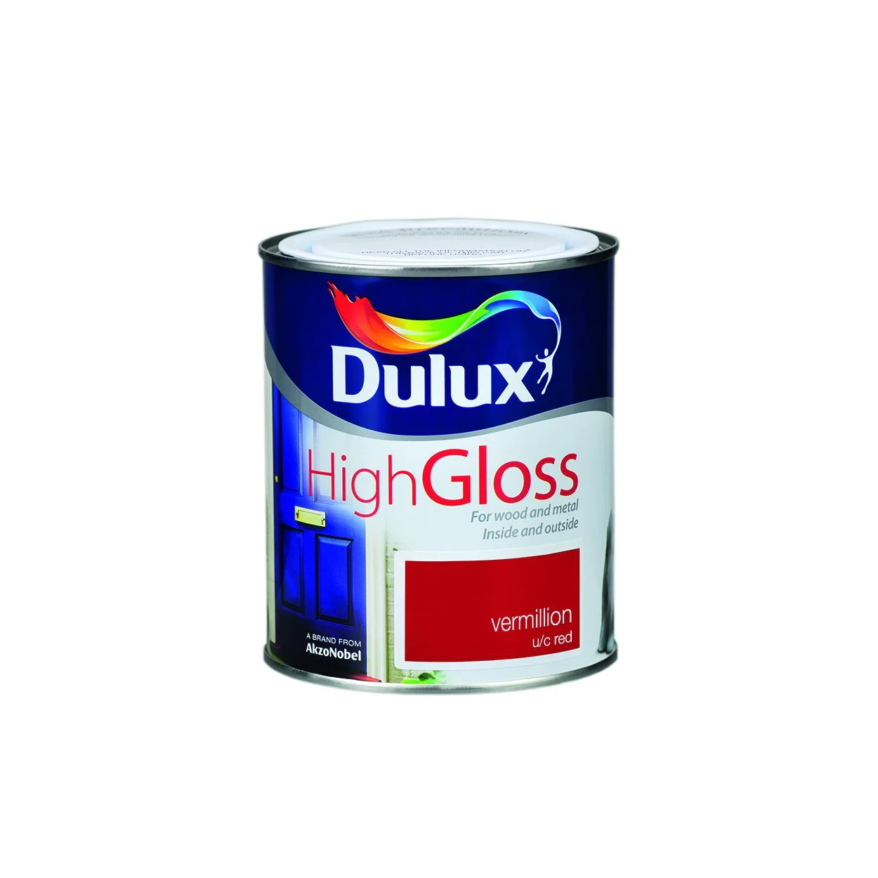 Dulux High Gloss Colour - 750ml VERMILLION