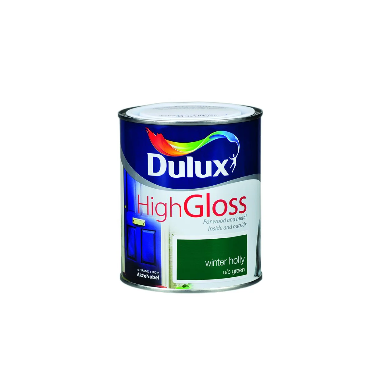 Dulux High Gloss Colour - 750ml WINTER HOLLY