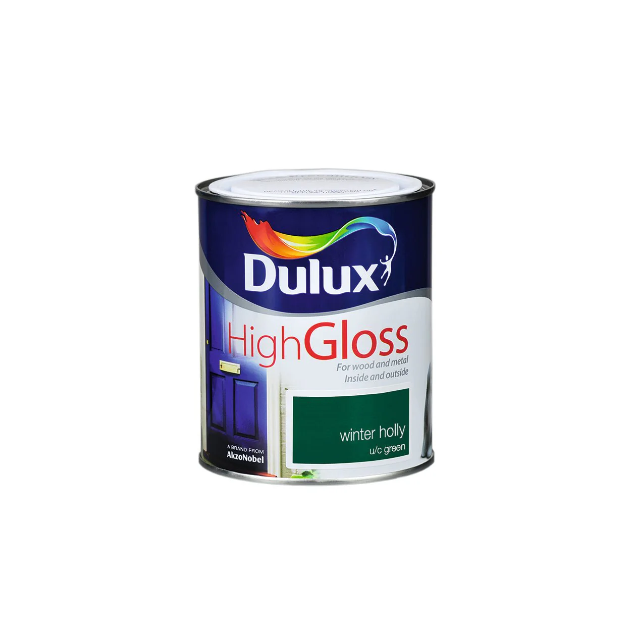Dulux High Gloss Colour - 750ml WINTER HOLLY - Image 2
