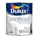 Dulux SatinWood Interior Pure White Paint - 750ml - Image 2