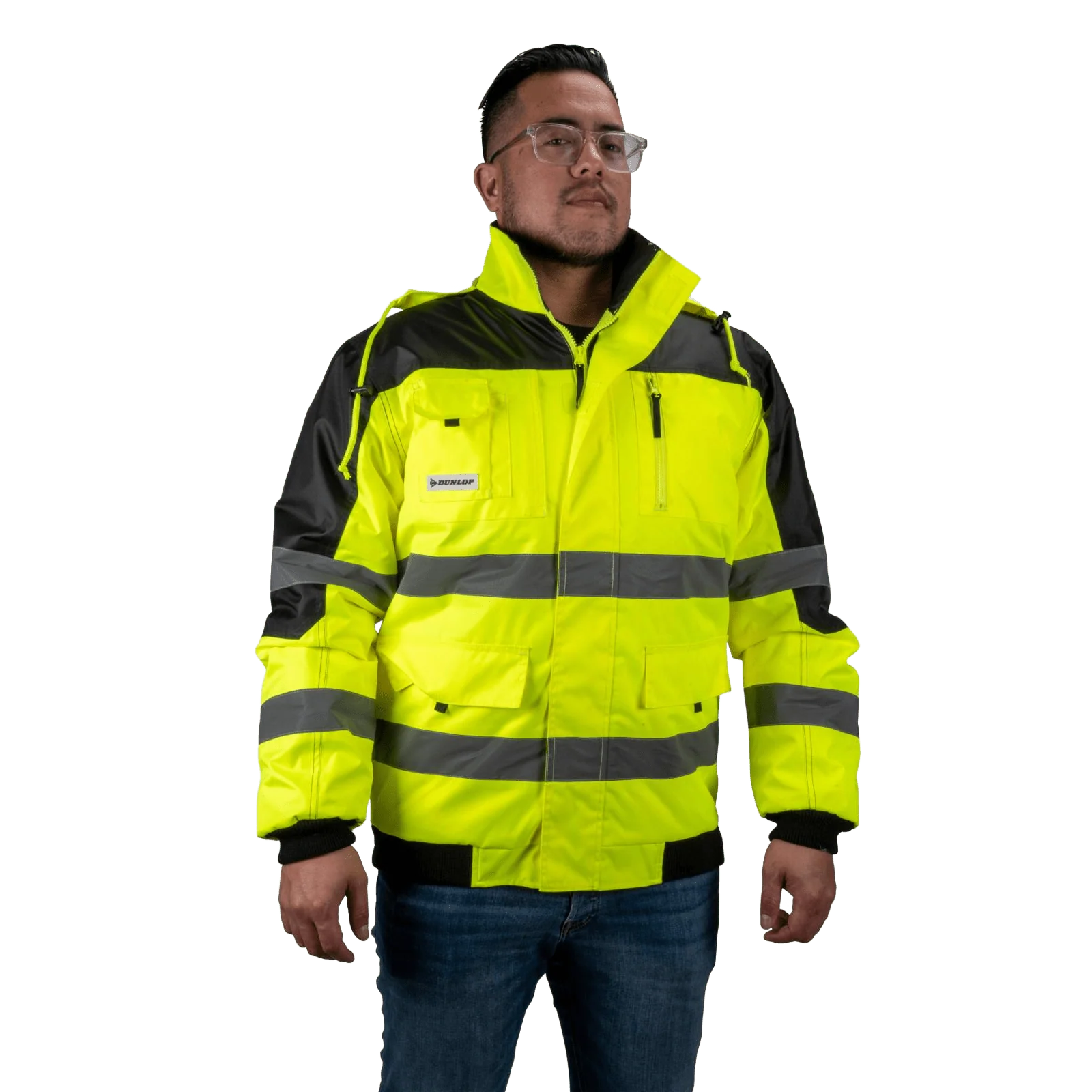 Dunlop Hi-Vis Safety Jacket Size L