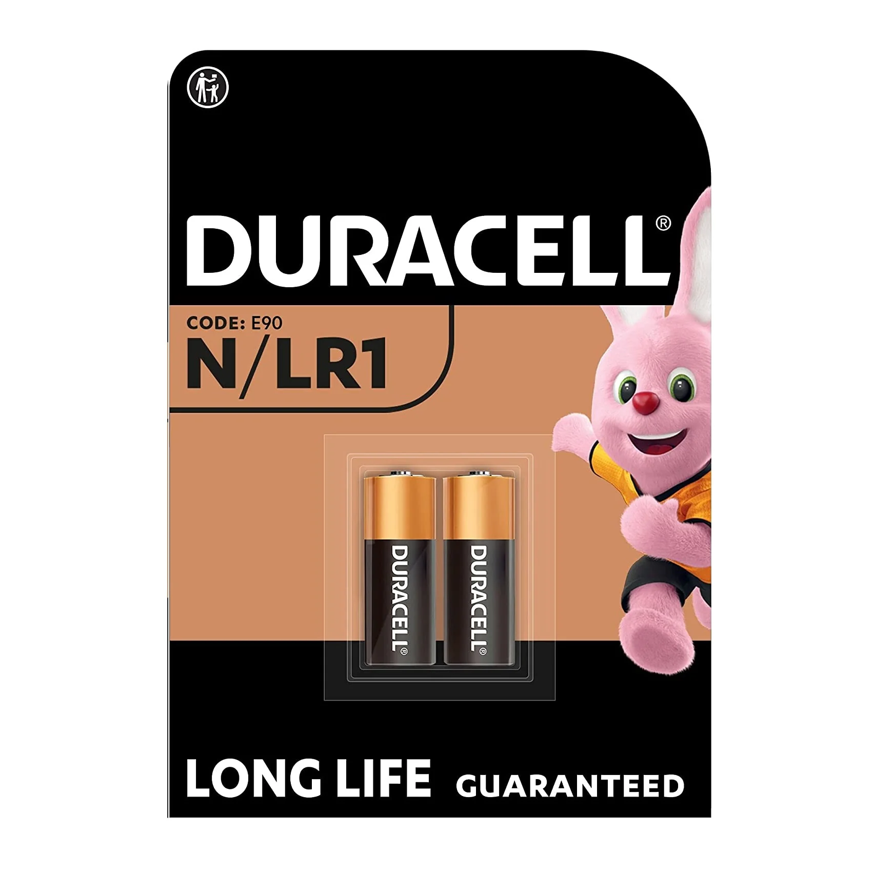 Duracell E90 / N/ LR1 Battery - 2 Pack