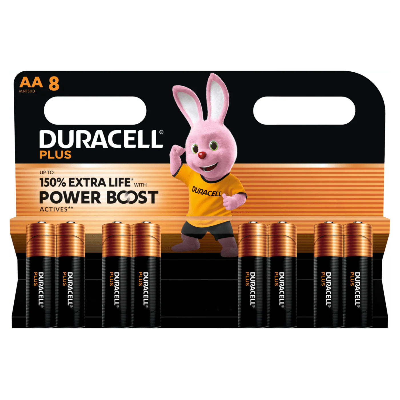 Duracell Plus 1.5V AA Batteries, Pack of 8