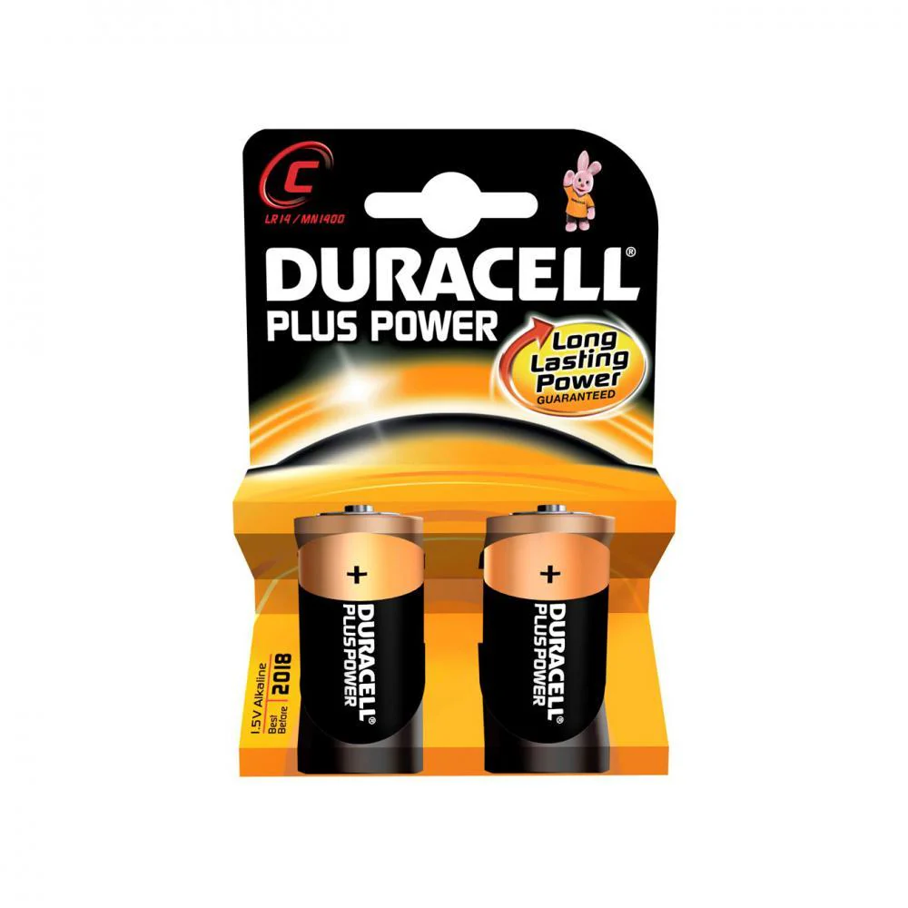 Duracell Plus Power Batteries - C