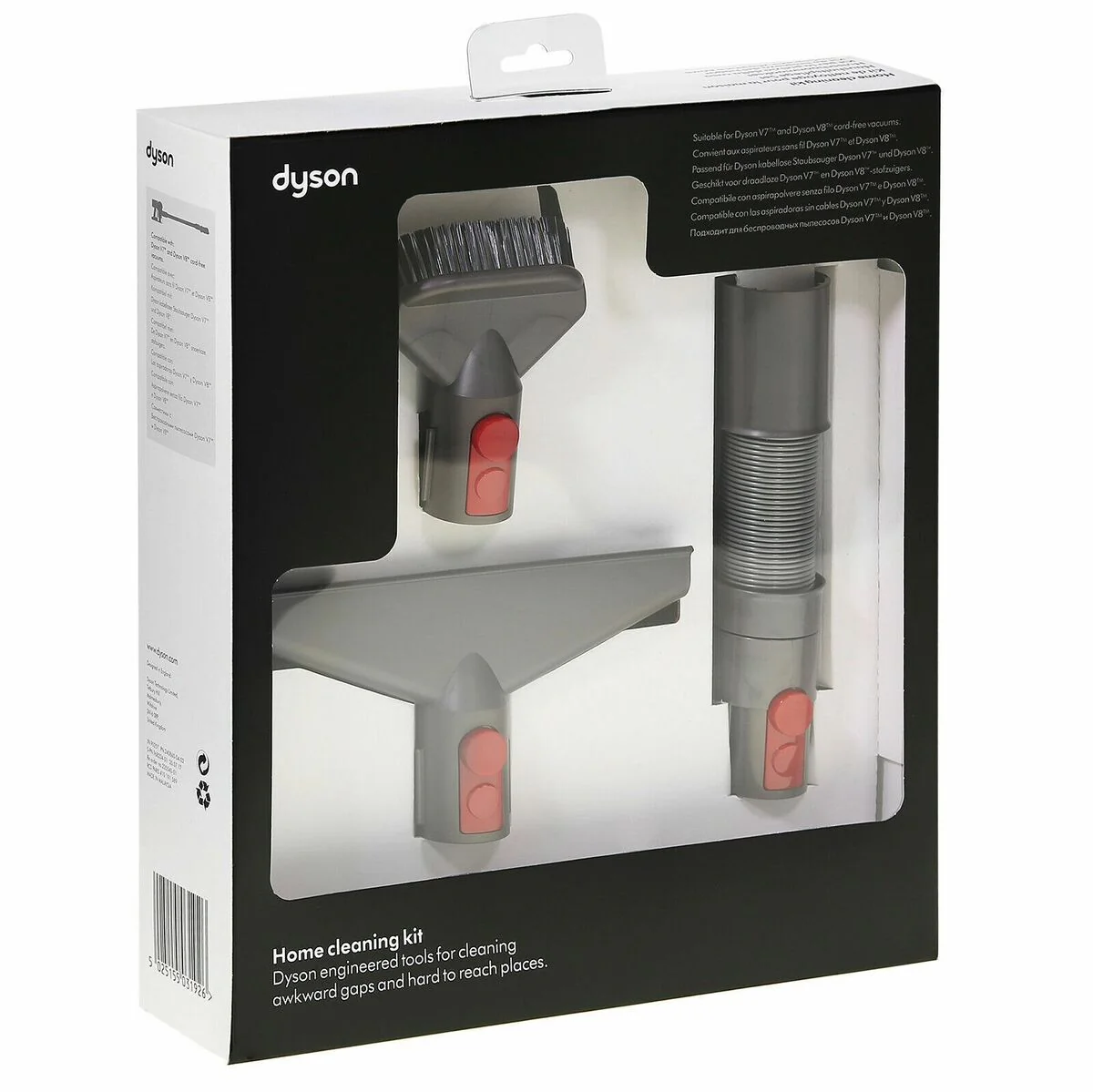 Dyson Home Care Kit with Upholstery Nozzle Extra Hard Brush and Extension Hose