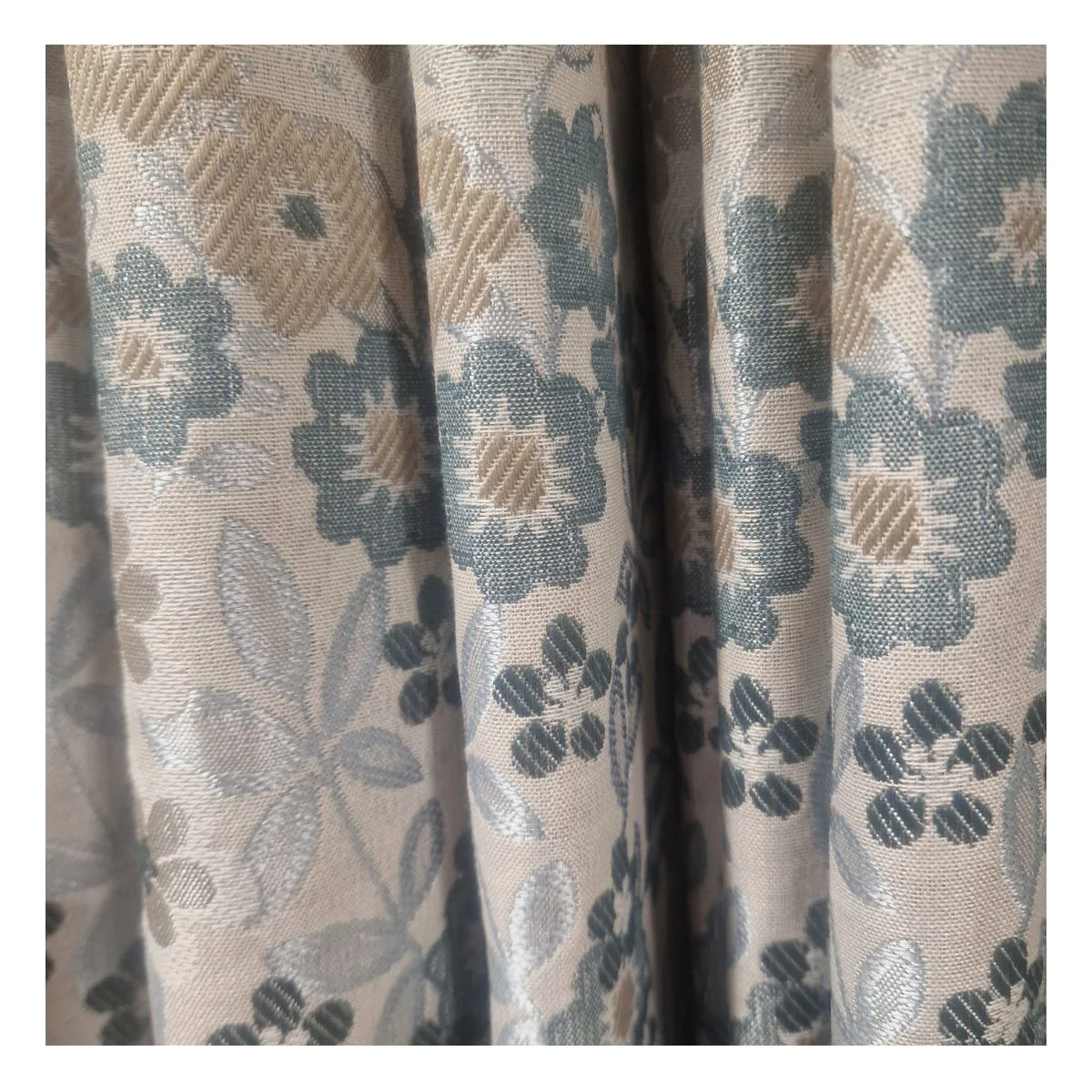 EA Design Valencia Interlined Eyelet Curtains – Natural (90" x 90")