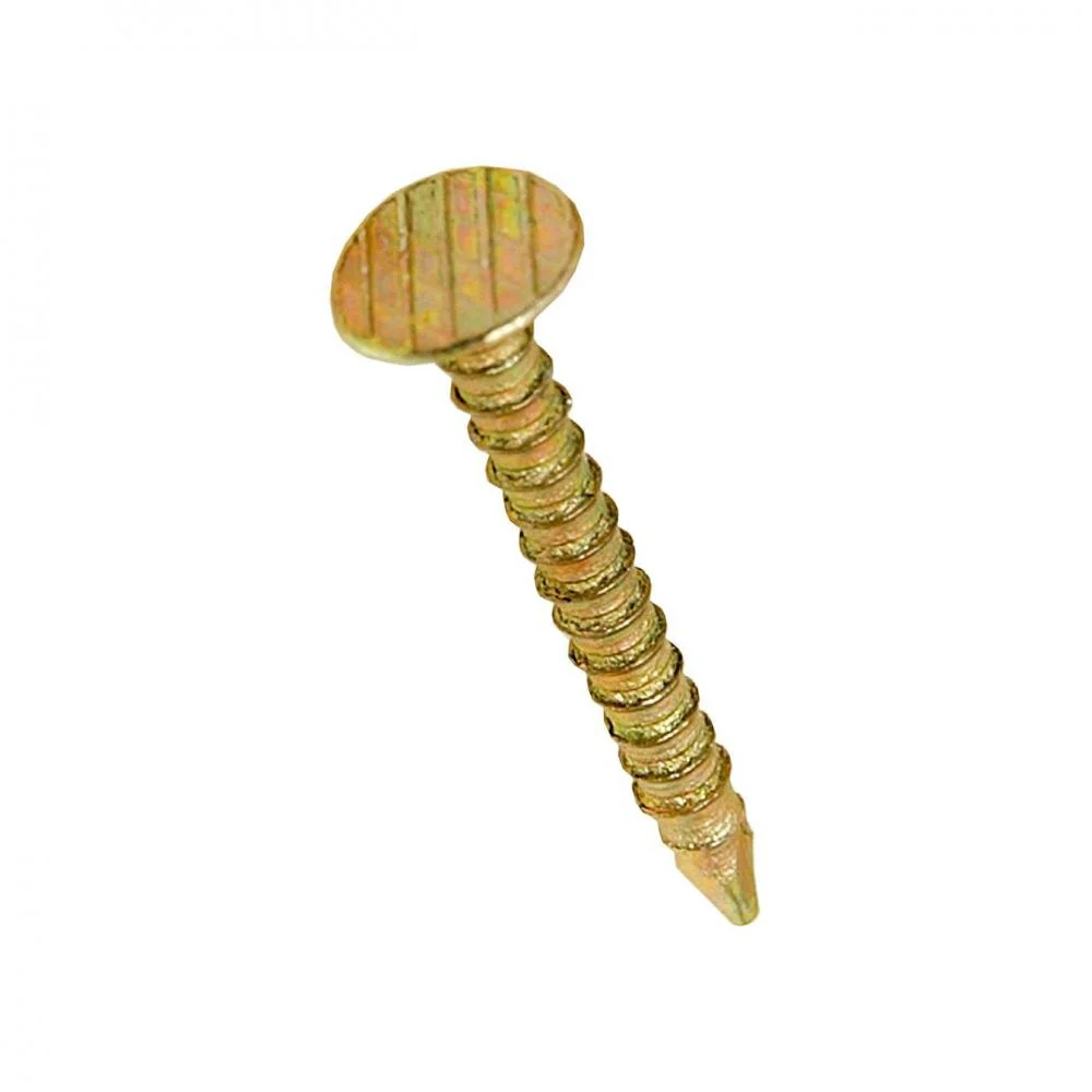 30mm Gold Passivated Clout Nail - 2.5kg - Image 2