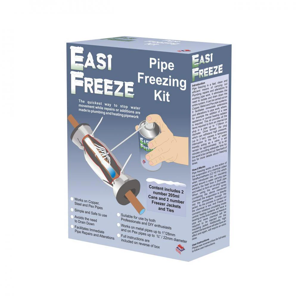 Easi Freeze Pipe Freezer Kit Pipes Up To 1In/2 - Image 2