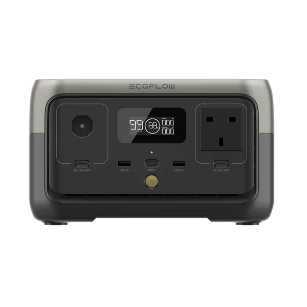 EcoFlow River 2 Portable Power Station | ZMR600-B-UK