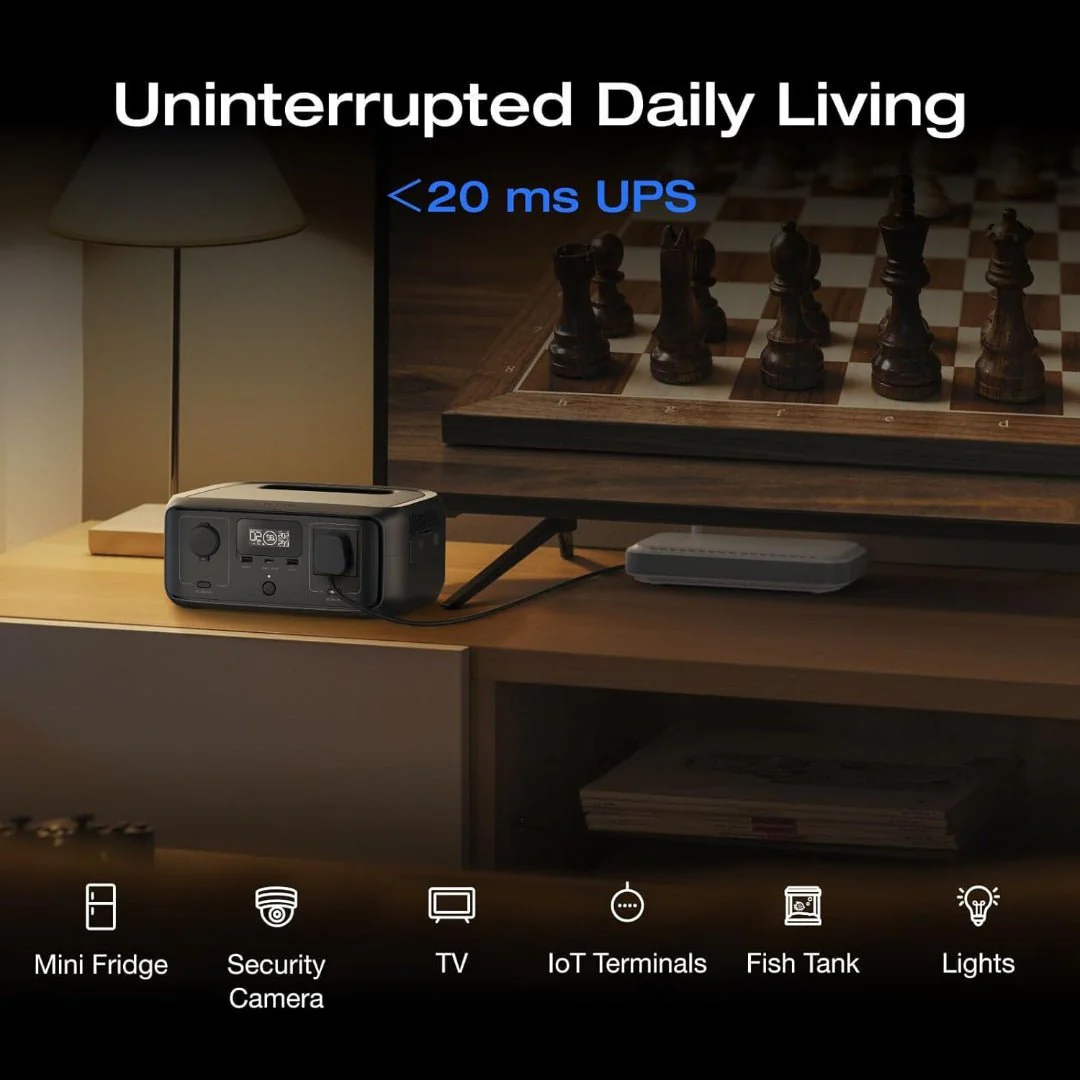 Ecoflow River 3 Power Station 10ms UPS 245Wh Portable Power Station ( Backup Battery ) | EFRIVER3-UPS-EN-CBox - Image 3