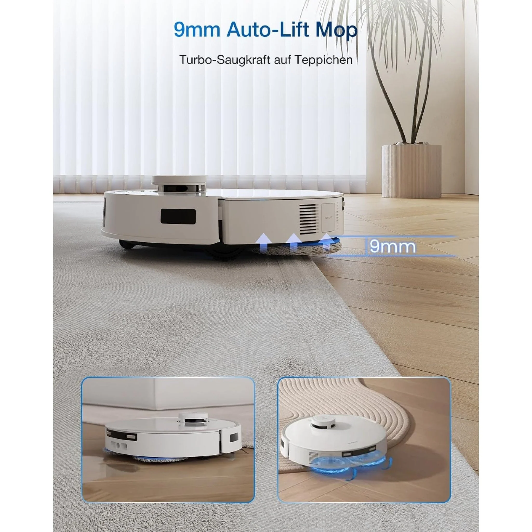 Ecovacs DEEBOT T30C PRO White Gen 2 Robot Vacuum - Image 4