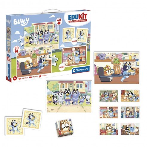 Edukit 4in1 Bluey Puzzle - Image 3