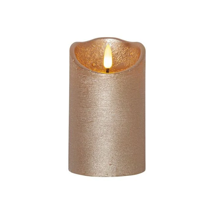 Eglo Gold Rustic Flame Candle 12.5cm
