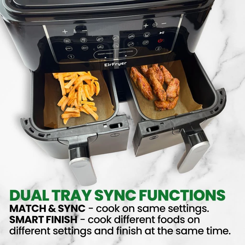 EirFryer 9 Litre Dual Basket Air Fryer - Image 2