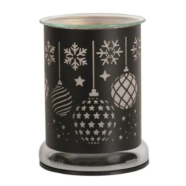 Electric Wax Melter Touch - Black Silhouette Baubles 17cm - Image 2