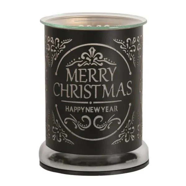 Electric Wax Melter Touch - Black Silhouette Merry Christmas 17cm - Image 2