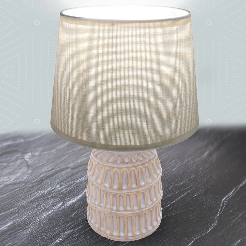 Elements Table Lamp – Cream