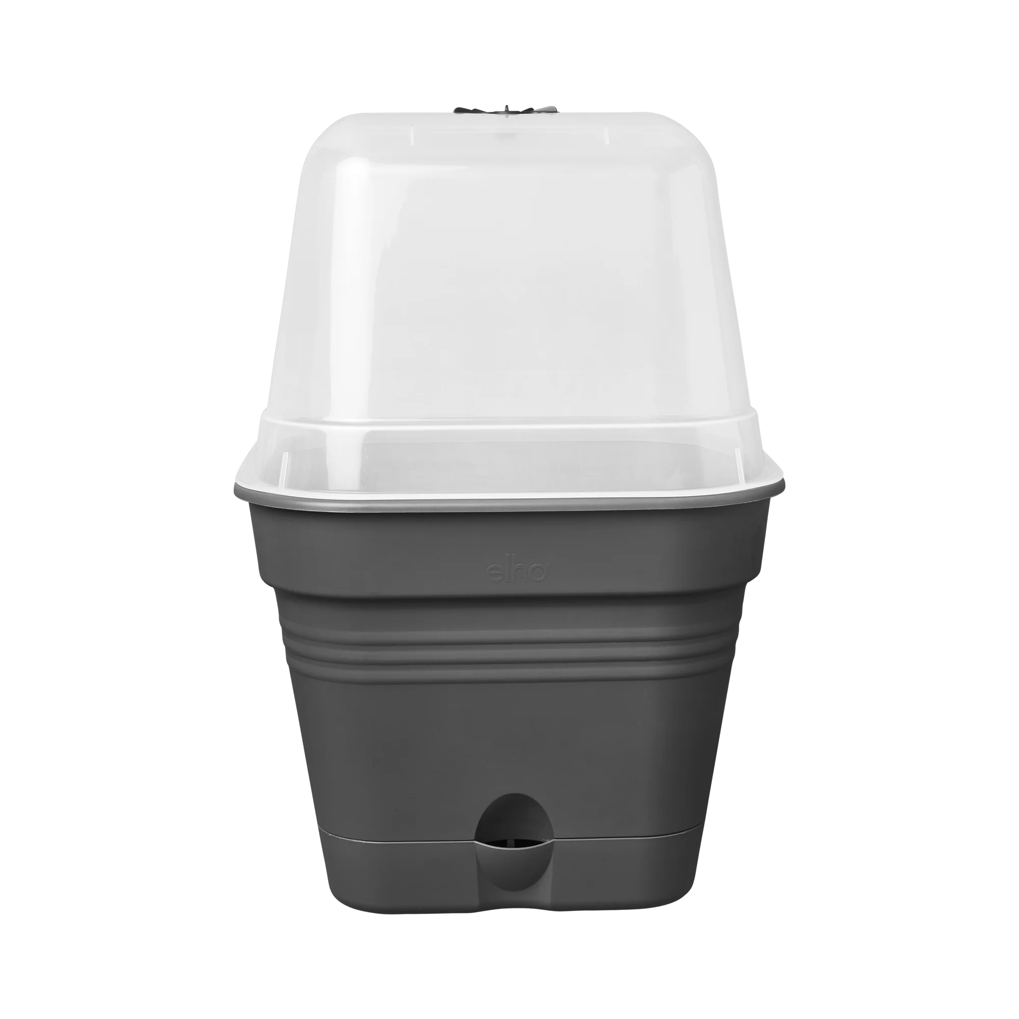 Elho Green Basics Growpot Square All-in-1 20cm Living Black - Image 2