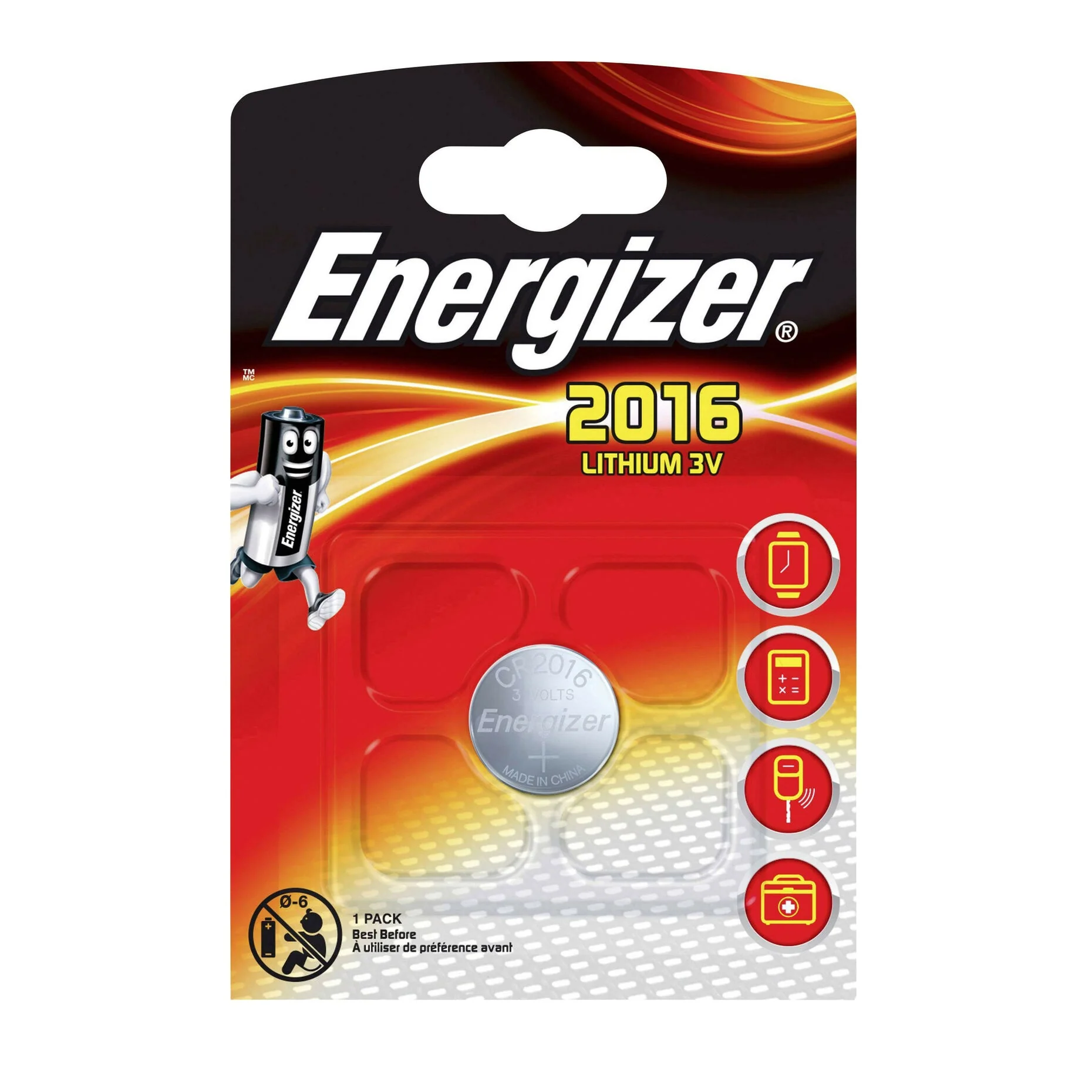 Energizer CR2016 Coin Cell Battery
