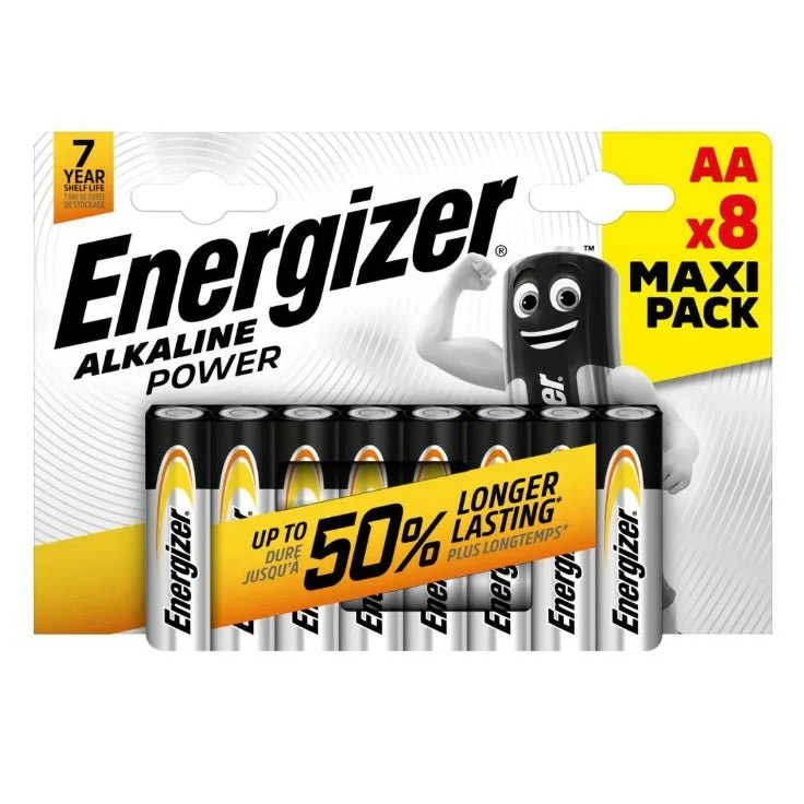 Energizer Maxi Pack AA Batteries 8 Pack