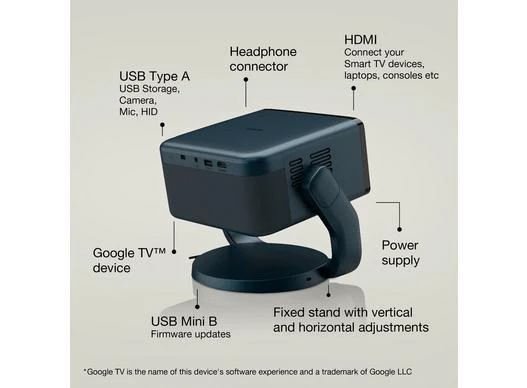Epson EF22N Metallic Blue Projector V11HB38440 - Image 2