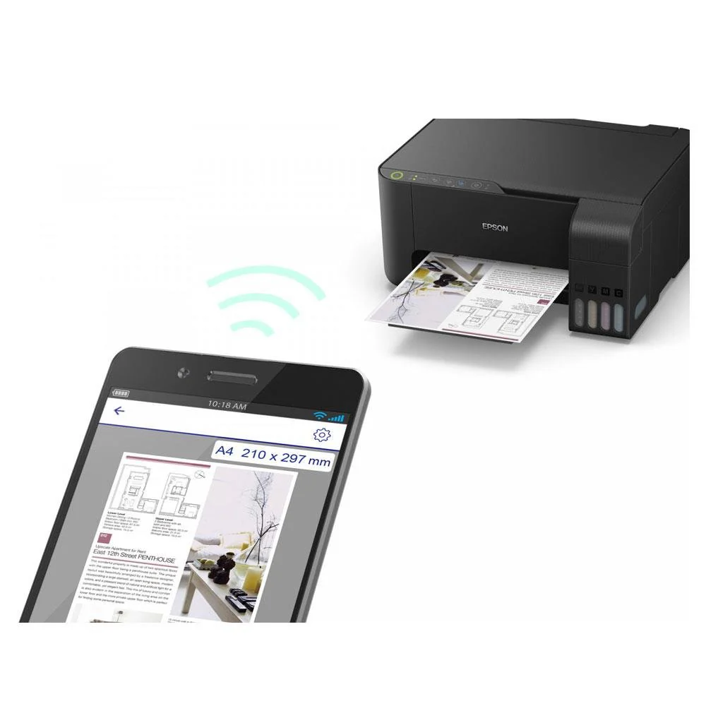 Epson Et-2710 Eco Tank Printer & Unlimited Ink Card - Image 3