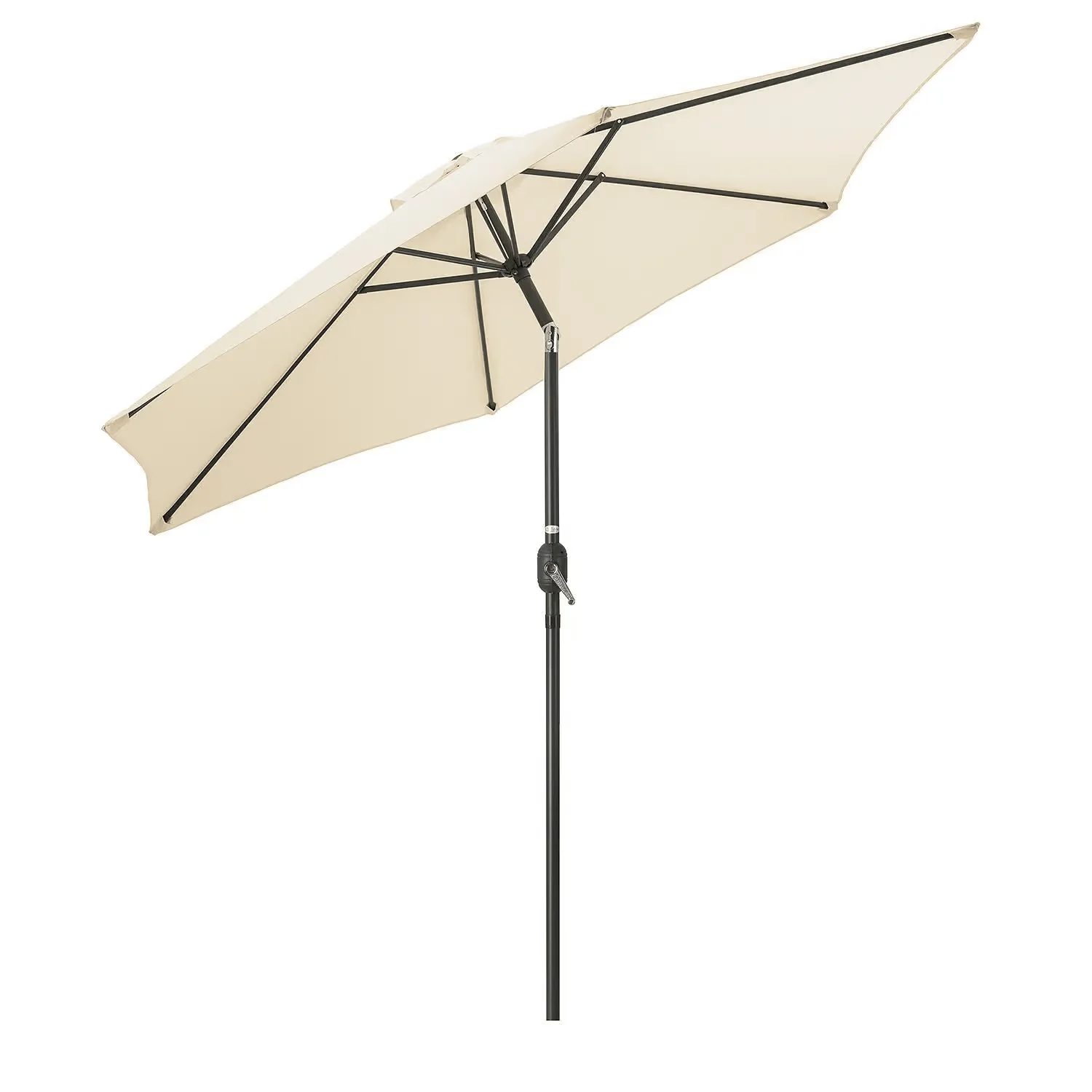 Euroactive Crank & Tilt Aluminium Parasol Stone - 2.7m