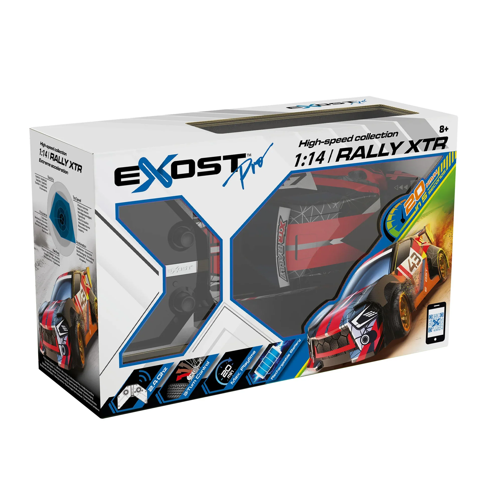 Exost 1:14 Rally XTR Remote Control Car