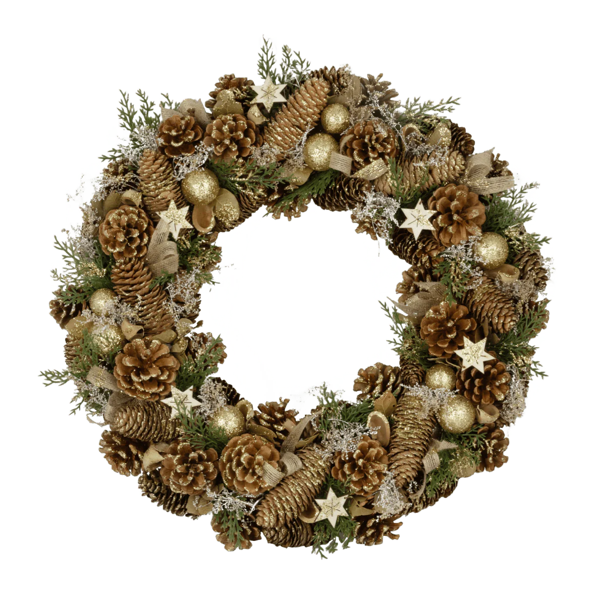 Extra Large Gold Wreath 52 x 52 x 10cm