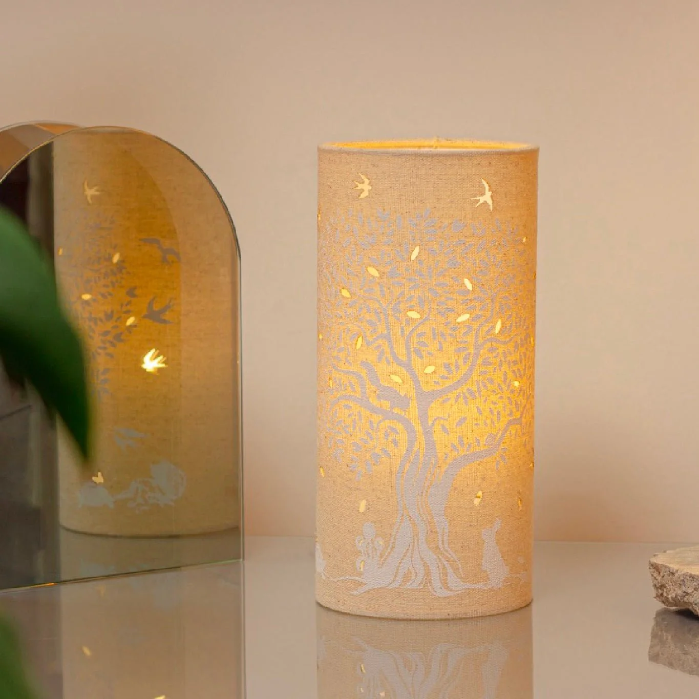 Fabric Lamp – Tree of Life - Image 3