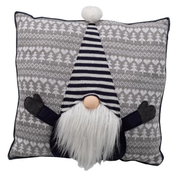 FairIsle Gonk Cushion - Blue - Image 2