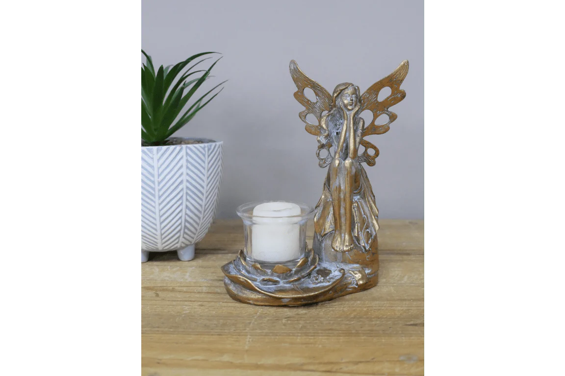 Fairy Tealight Holder 19cm - Image 5
