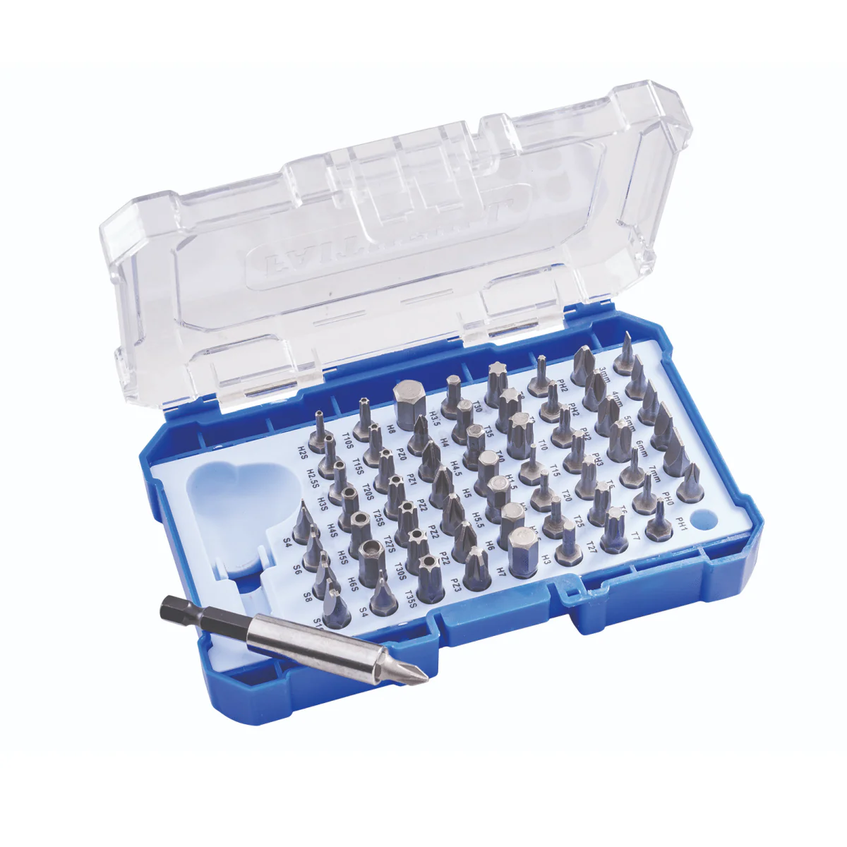 Faithfull 61 Piece Chrome Vanadium Security Screwdriver Bit Set