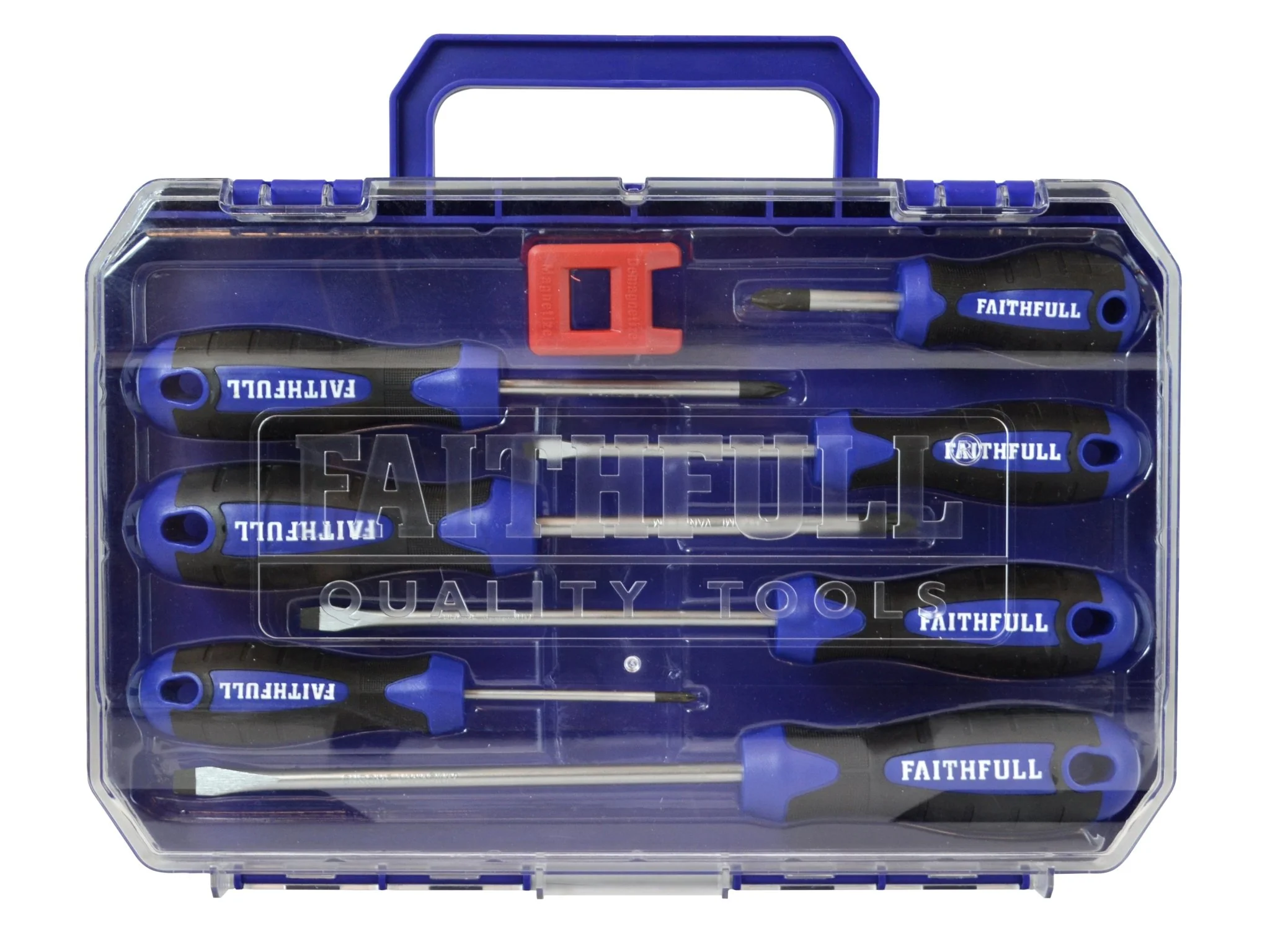 Faithfull 8 Piece Soft Grip Screwdriver Set