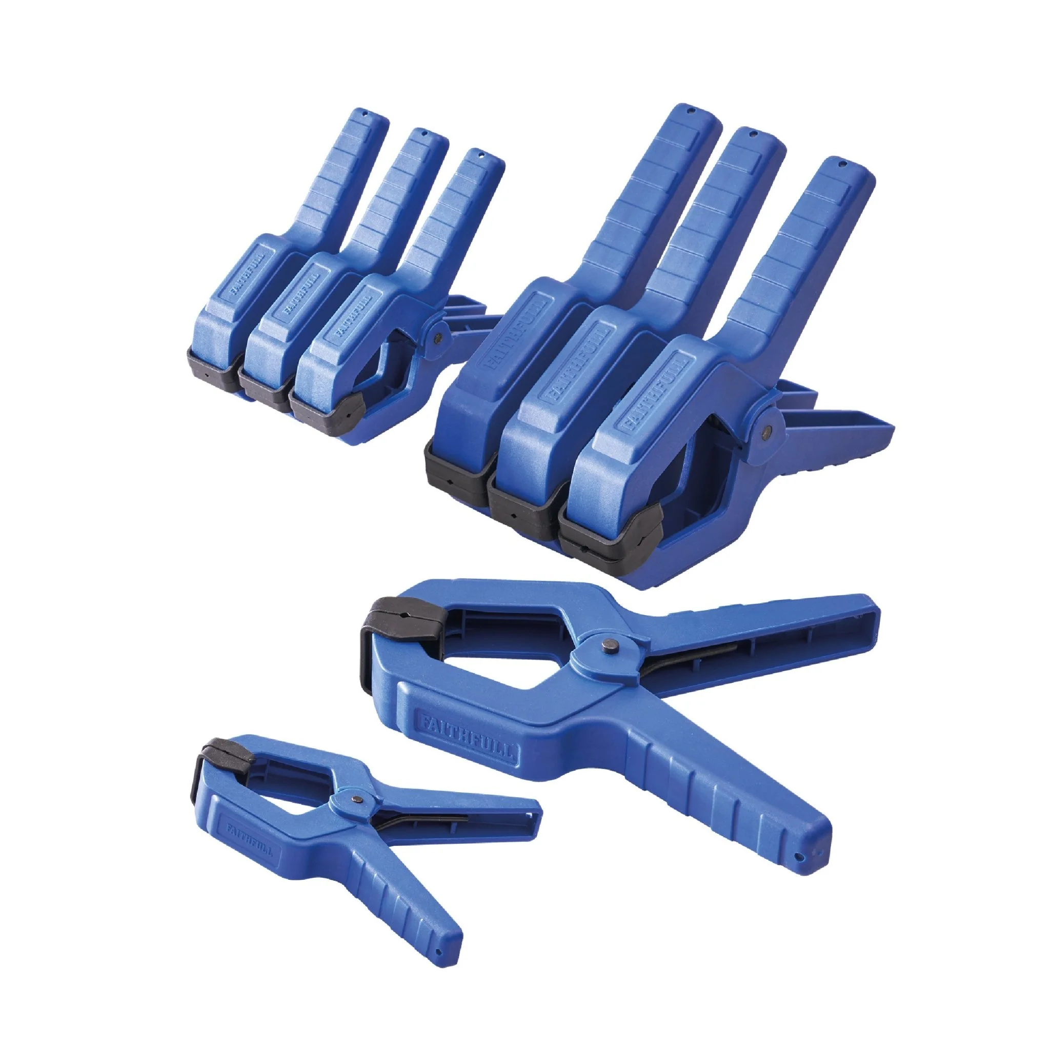 Faithfull 8 Piece Spring Clamp Set