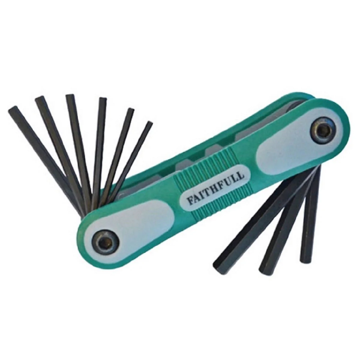 Faithfull FAIHKSF9AF Folding Hex Key Set 9 A/F