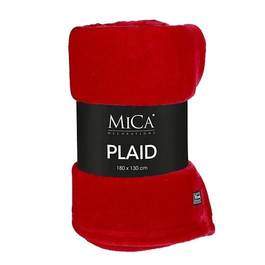 Famke Fleece Throw 180 x 130cm - Red - Image 2