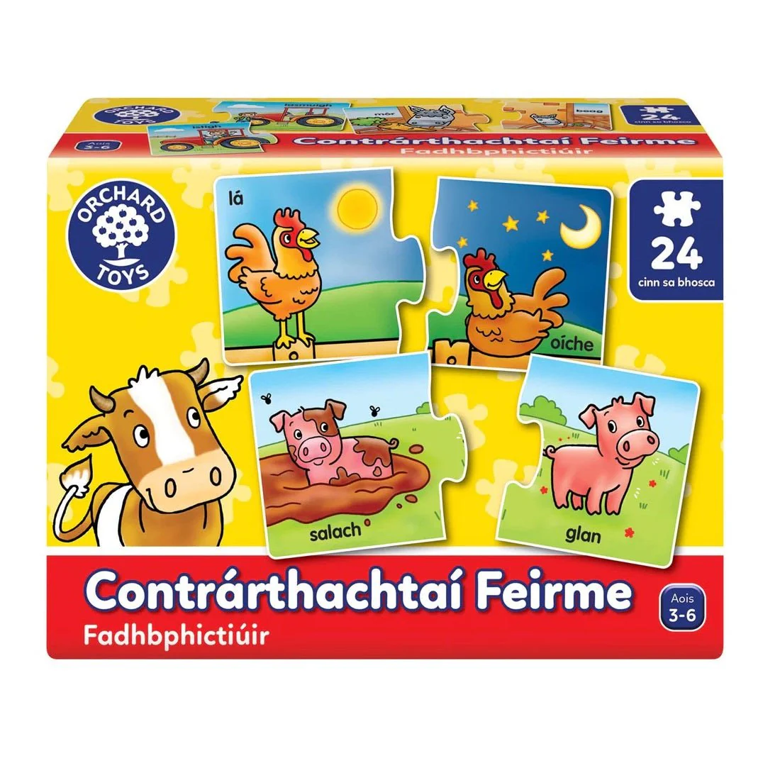 Farm Opposites (Irish Language Version)